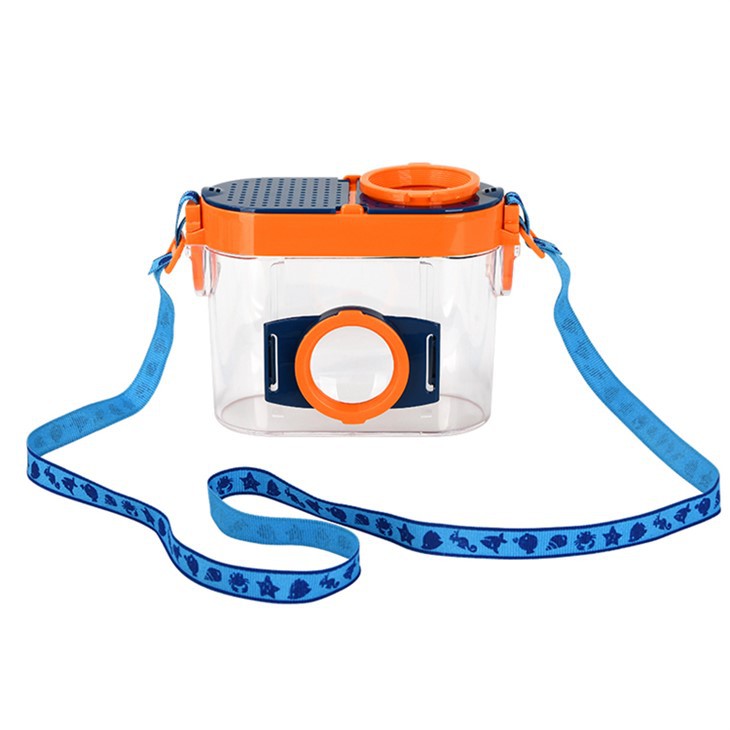 बग पकड़ने वाला और आवर्धक लेंस